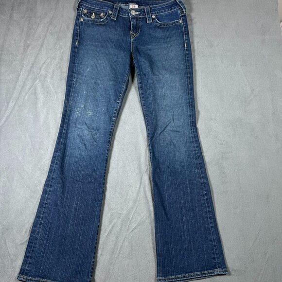 True Religion Becky Bootcut Flap Pockets Jeans Made in USA size 27 - Picture 2 of 10